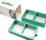 Arte de sellado caliente de la caja de regalo del plegamiento del papel de la tarjeta de la caja de papel del té del ODM del OEM