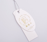 Certificado de papel reciclado sostenible del SGS de la etiqueta colgante para la ropa