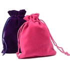 Las bolsas del regalo de la bolsa del terciopelo del lazo de los bolsos de lazo del terciopelo modifican la bolsa del lazo para requisitos particulares de las telas de gran tamaño