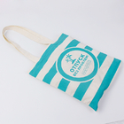 Algodón plegable Tote Shopping Bags Eco Friendly reutilizable de la lona del ultramarinos