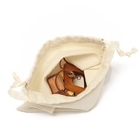 El regalo del lazo de la tela de algodón empaqueta el caramelo utiliza Foiling sellando la superficie