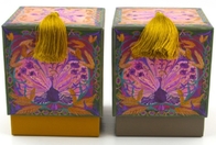 Caja de regalo rectangular única de la vela que empaqueta la capa acuosa de lujo