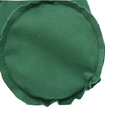 Bolso verde oscuro modificado para requisitos particulares de la botella de vino del bolso del regalo del lazo de la tela