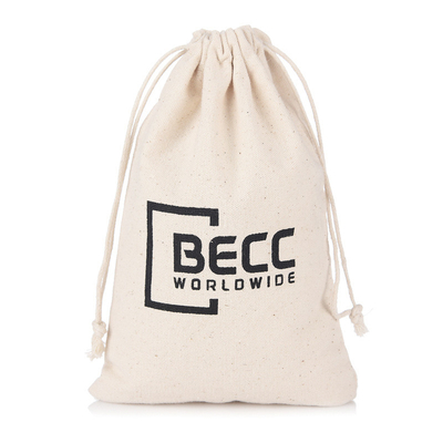 Bolsos respetuosos del medio ambiente del regalo del lazo de la tela del bolso de la bolsa del lazo de la seta del arroz de la lona