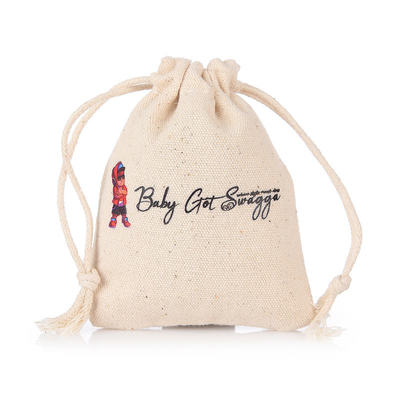 Bolsos respetuosos del medio ambiente del regalo del lazo de la tela del bolso de la bolsa del lazo de la seta del arroz de la lona