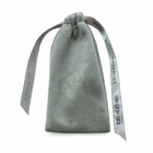 El regalo de Gray Premium Velvet Fabric Drawstring empaqueta los 55x75cm