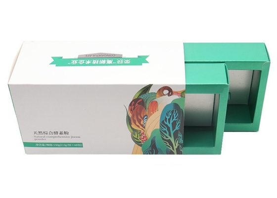 Arte de sellado caliente de la caja de regalo del plegamiento del papel de la tarjeta de la caja de papel del té del ODM del OEM