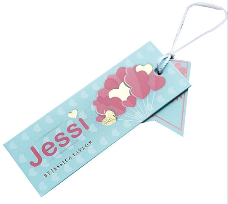 cordón especial de 400gsm Art Paper Hang Tag With